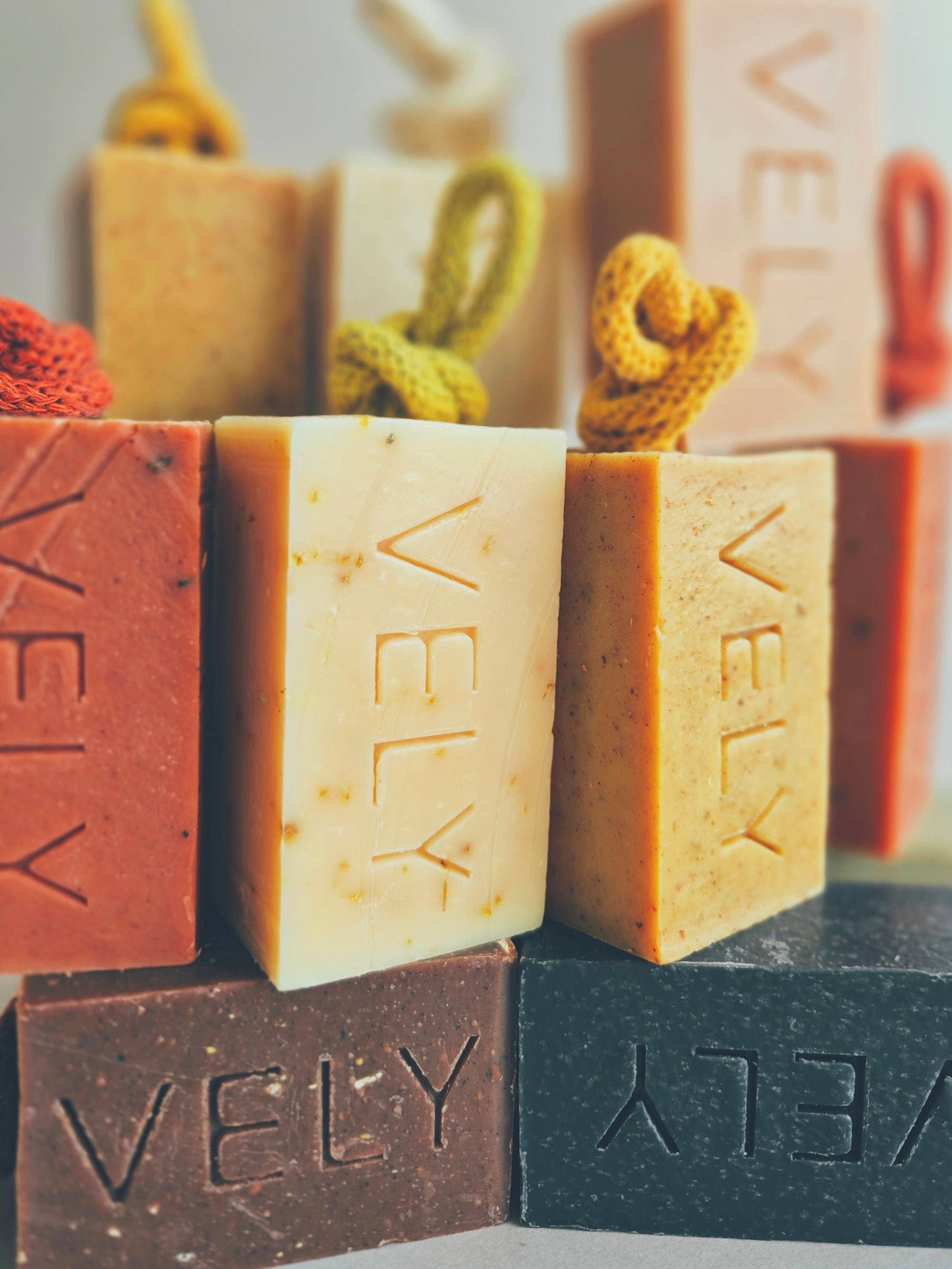 Orange Kiss Natural Handmade Soap On A Rope