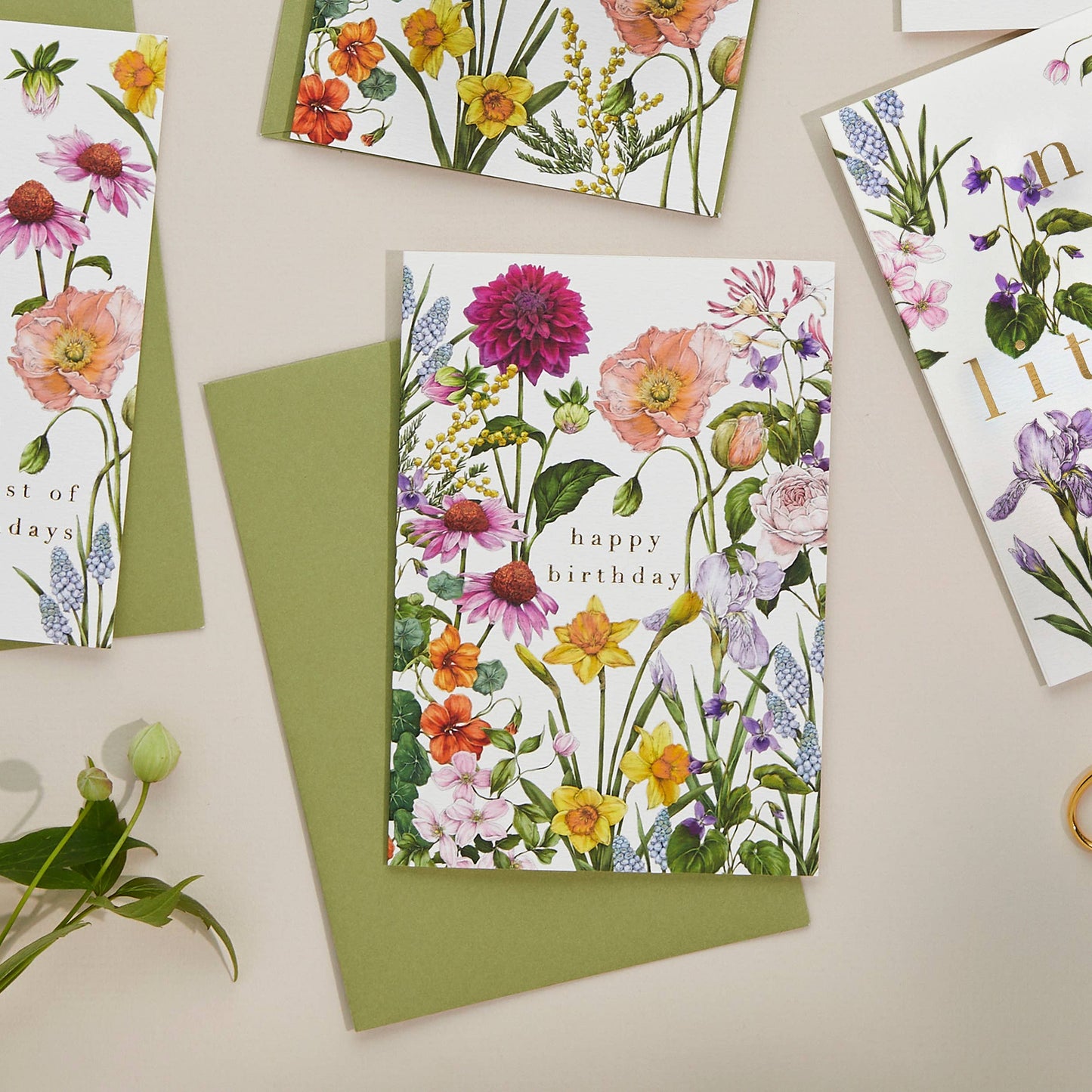 Bountiful Blooms - Happy Birthday - Card