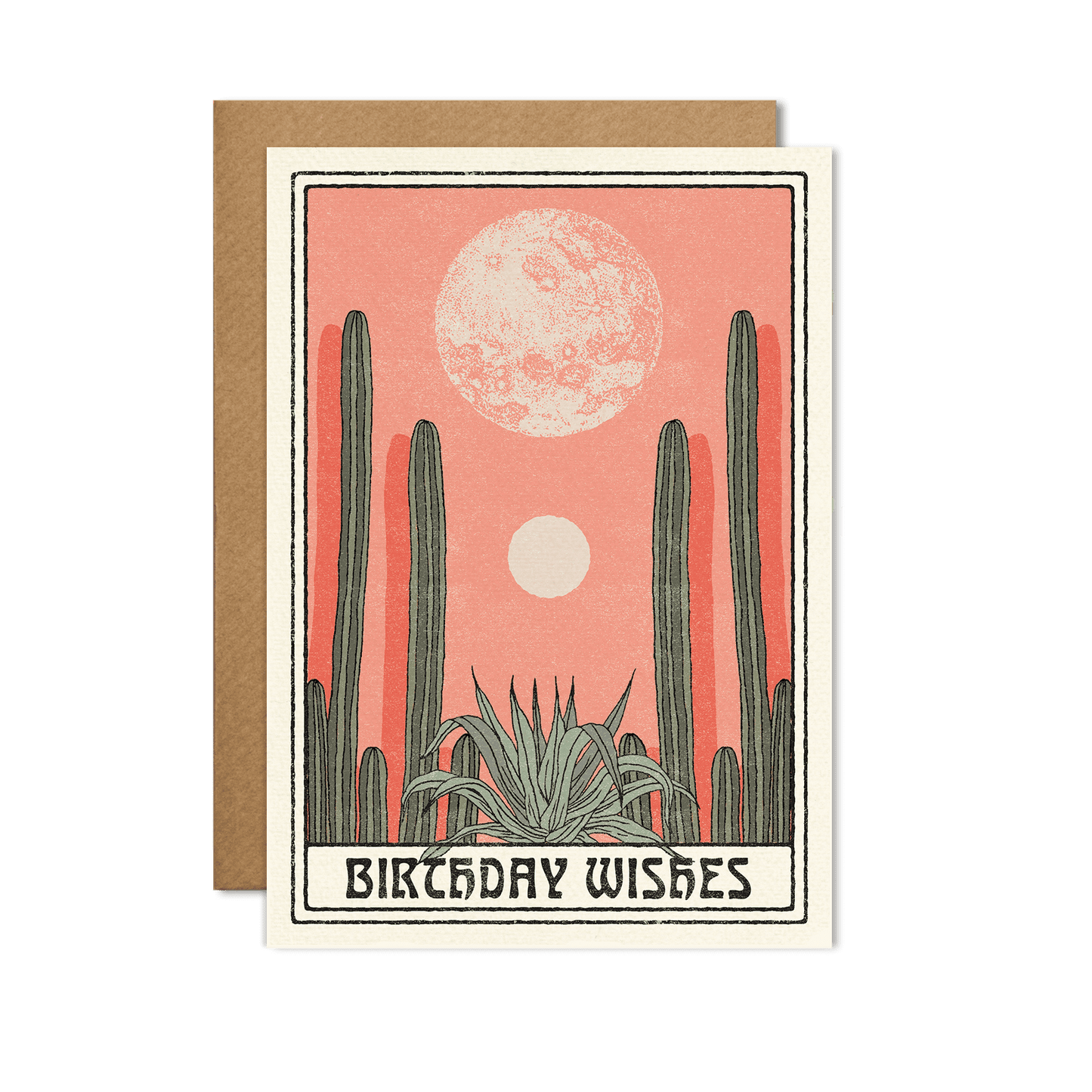 Desert Birthday Wishes Card