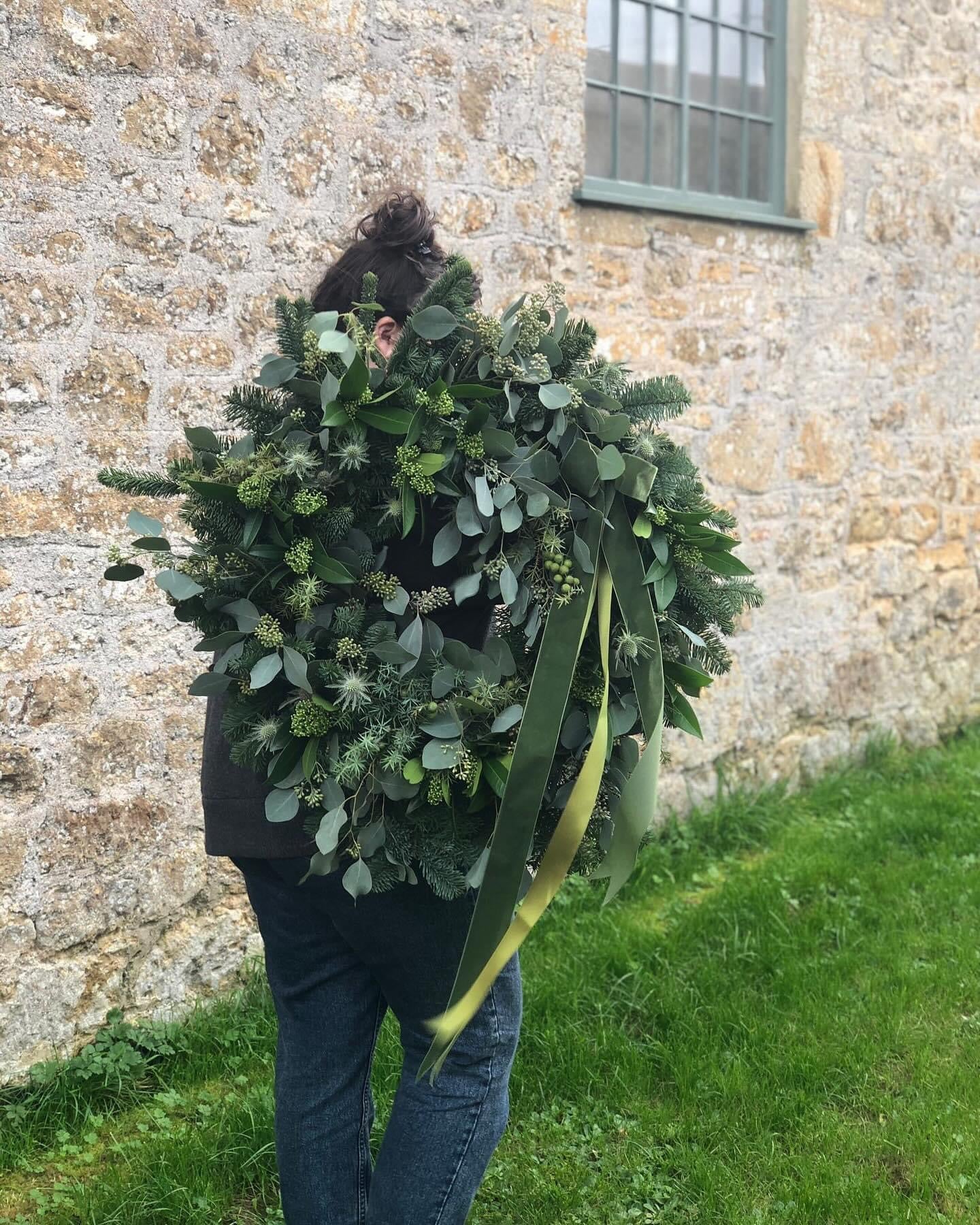 Jack Frost Fresh Door Wreath
