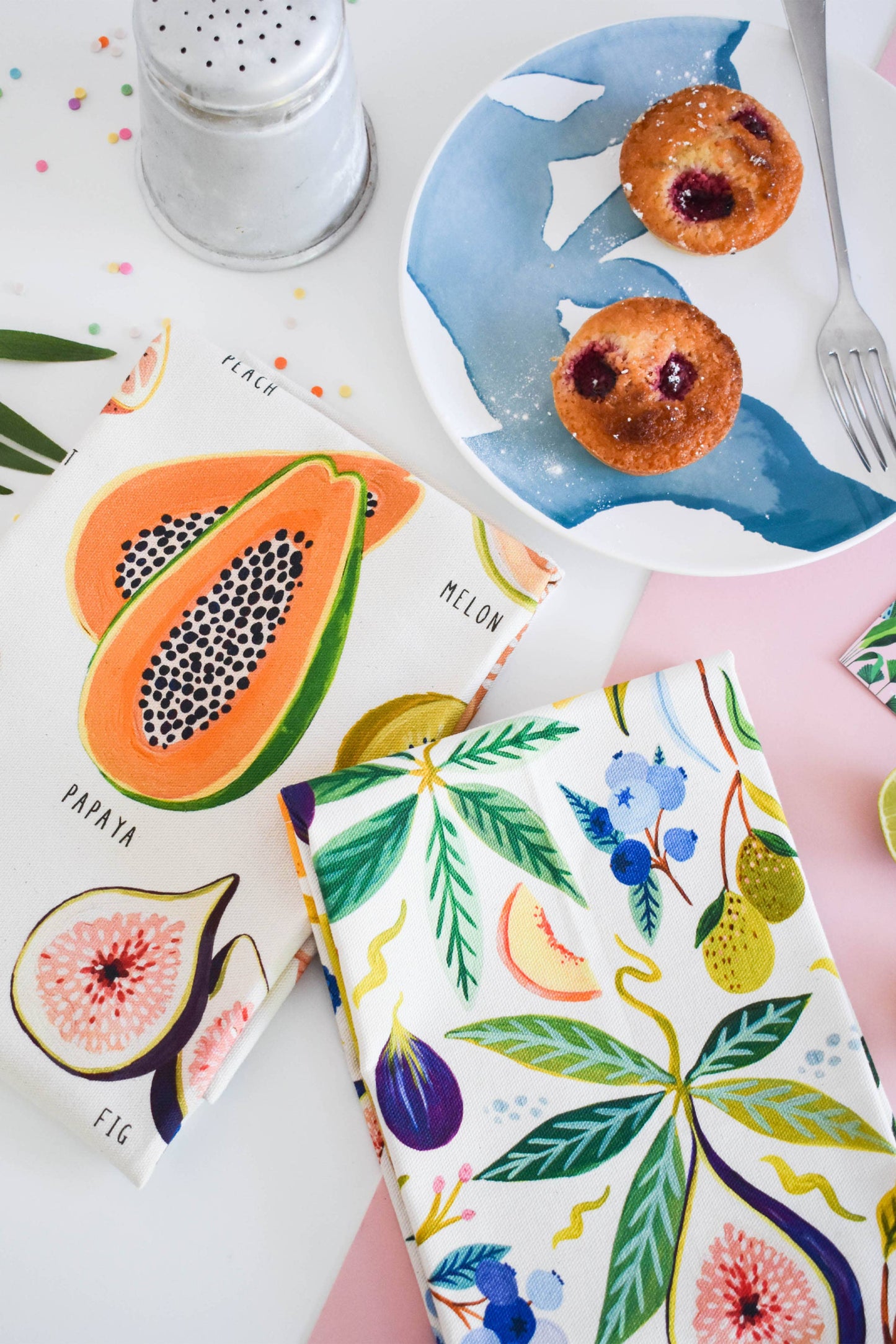 Summer Fruits Tea Towel