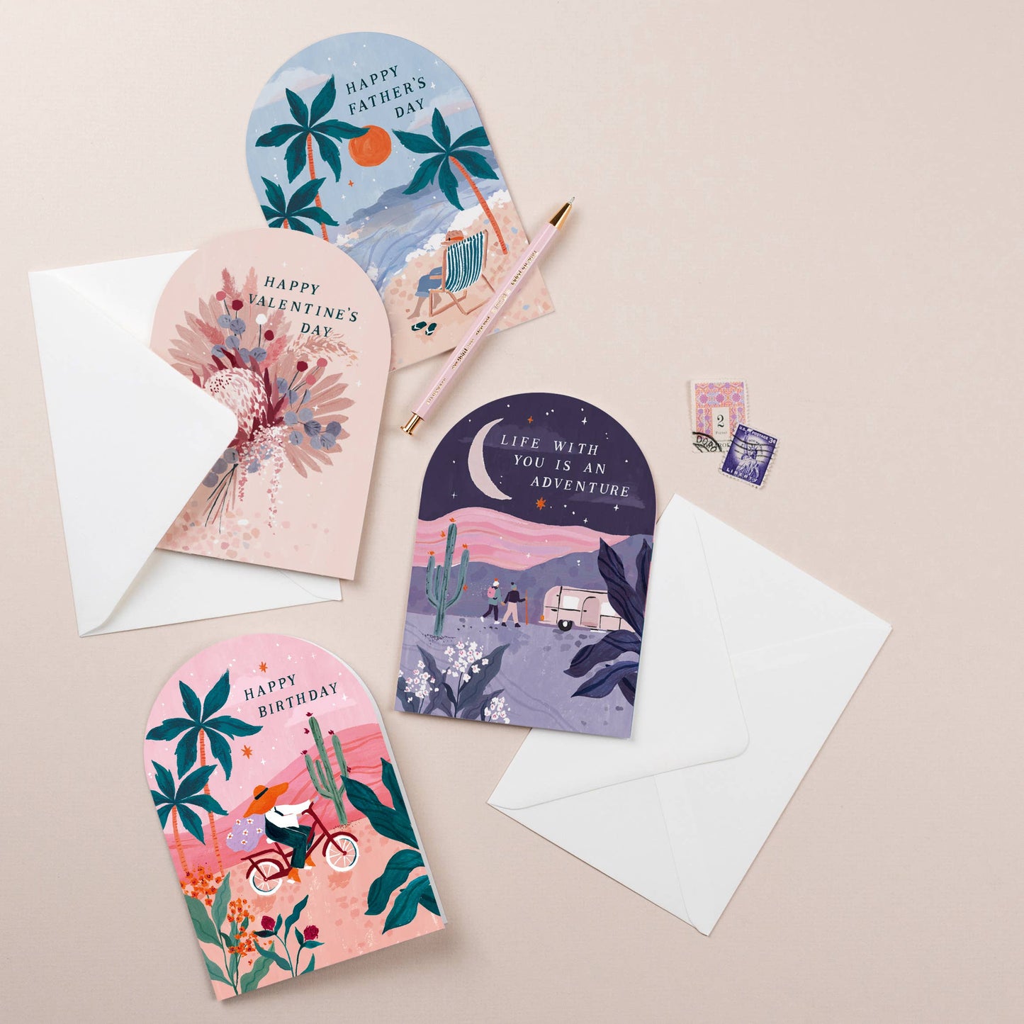 Life With You is an Adventure Anniversary Card