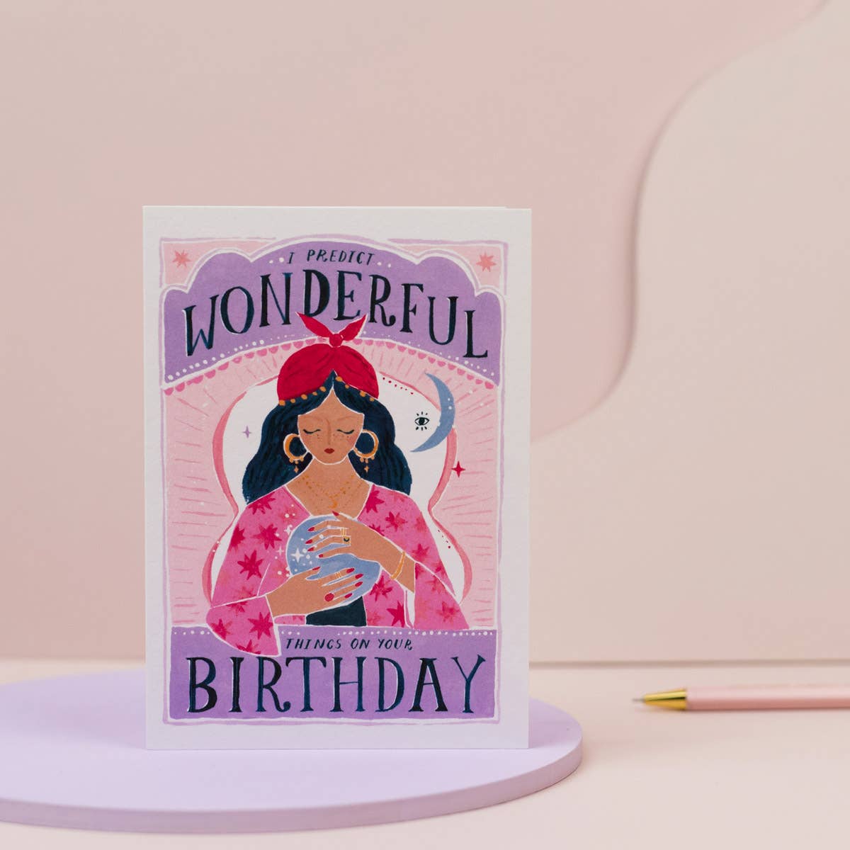Fortune Teller Crystal Ball Birthday Card