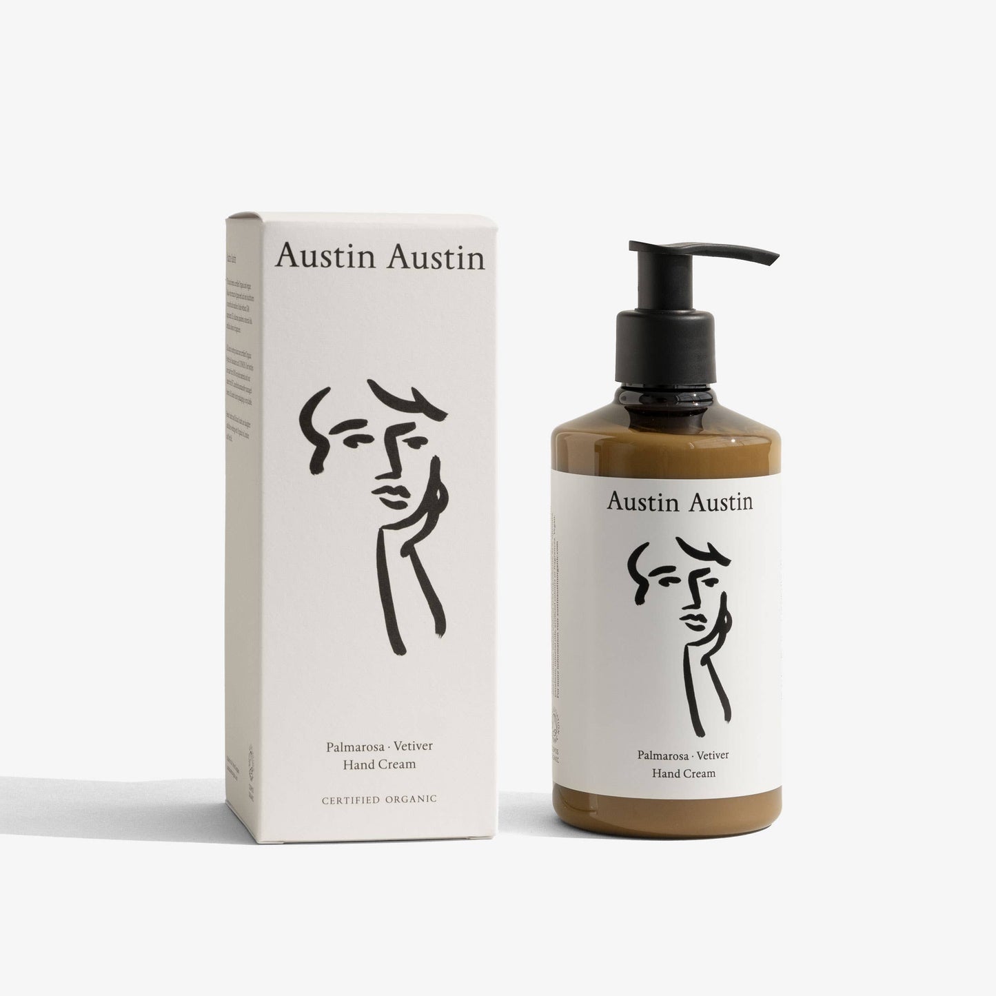 Organic Hand Cream Palmarosa & Vetiver by Austin Austin Vegan