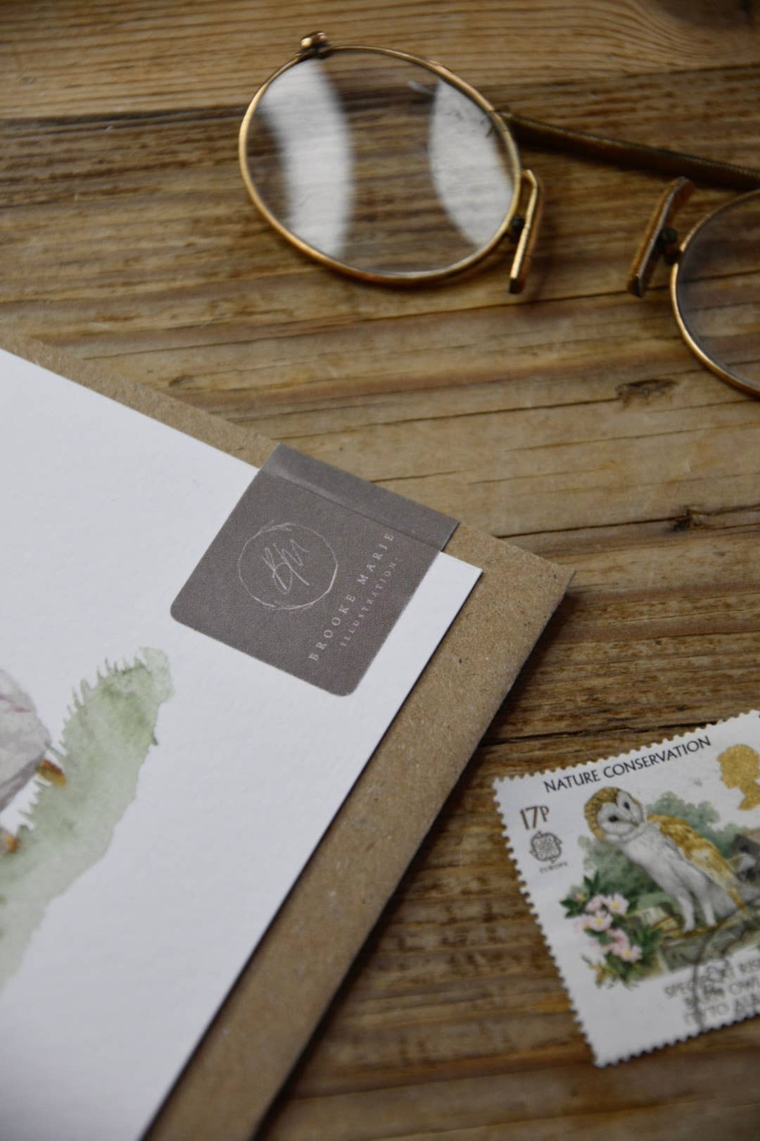 Nightingale and the Forget-Me-Nots Card