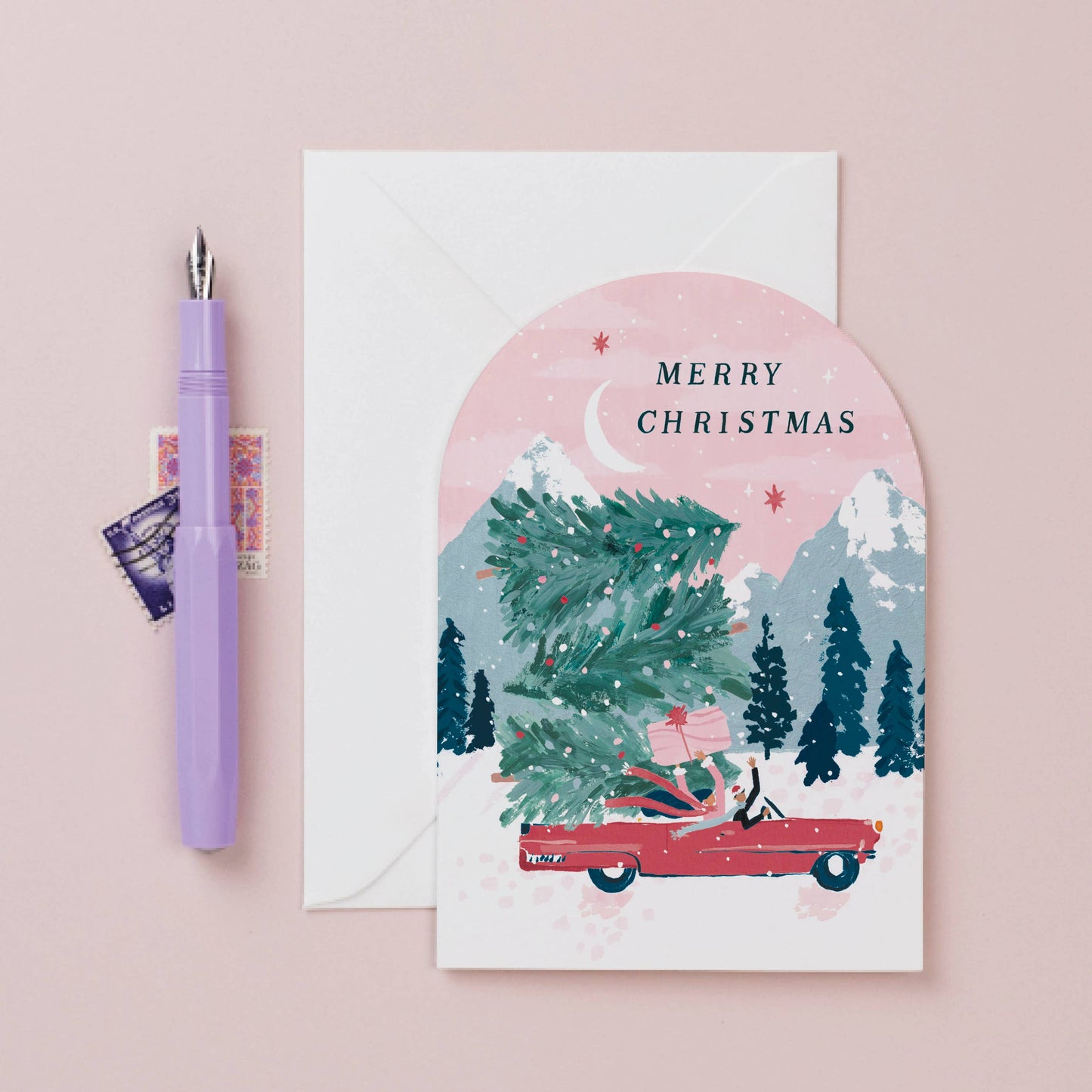 Driving Home Christmas Cards | Holiday Card | Seasonal Cards