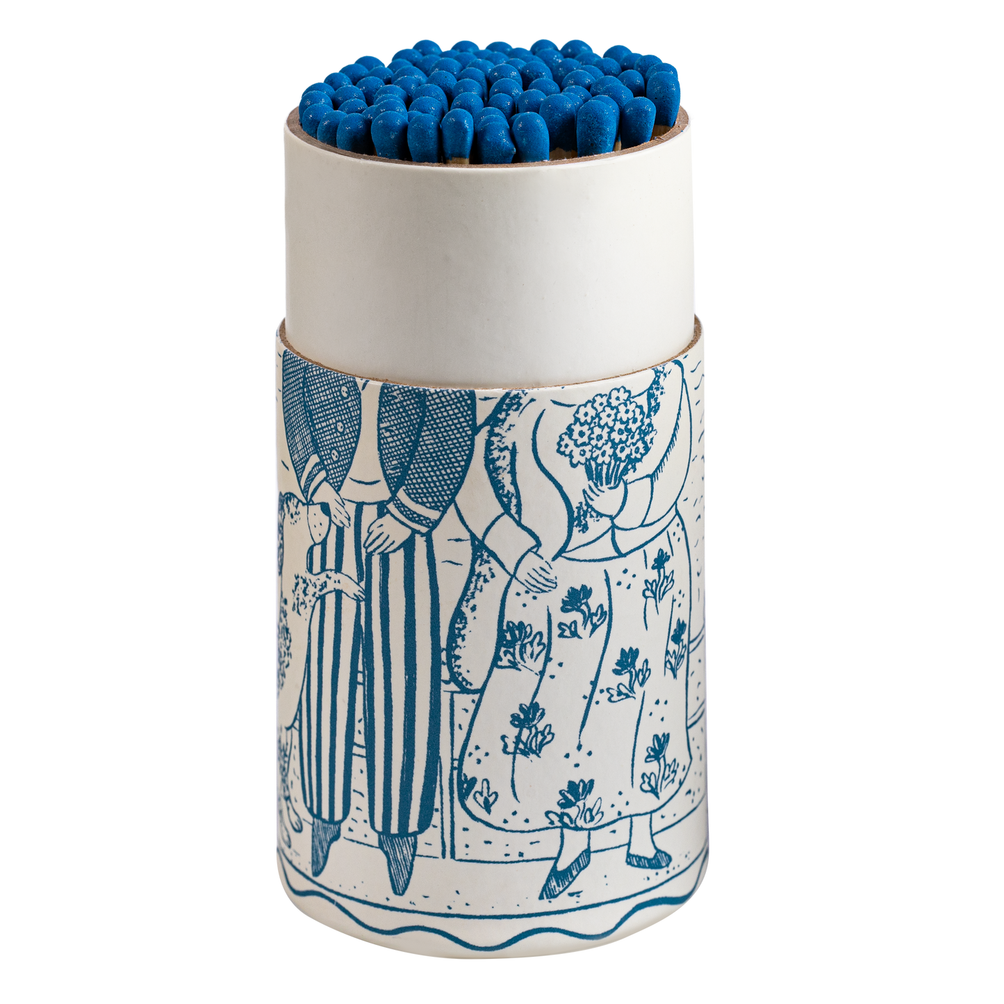 Sailor Boy and Sweetheart by Elizabeth Harbour Cylinder Safety Matches