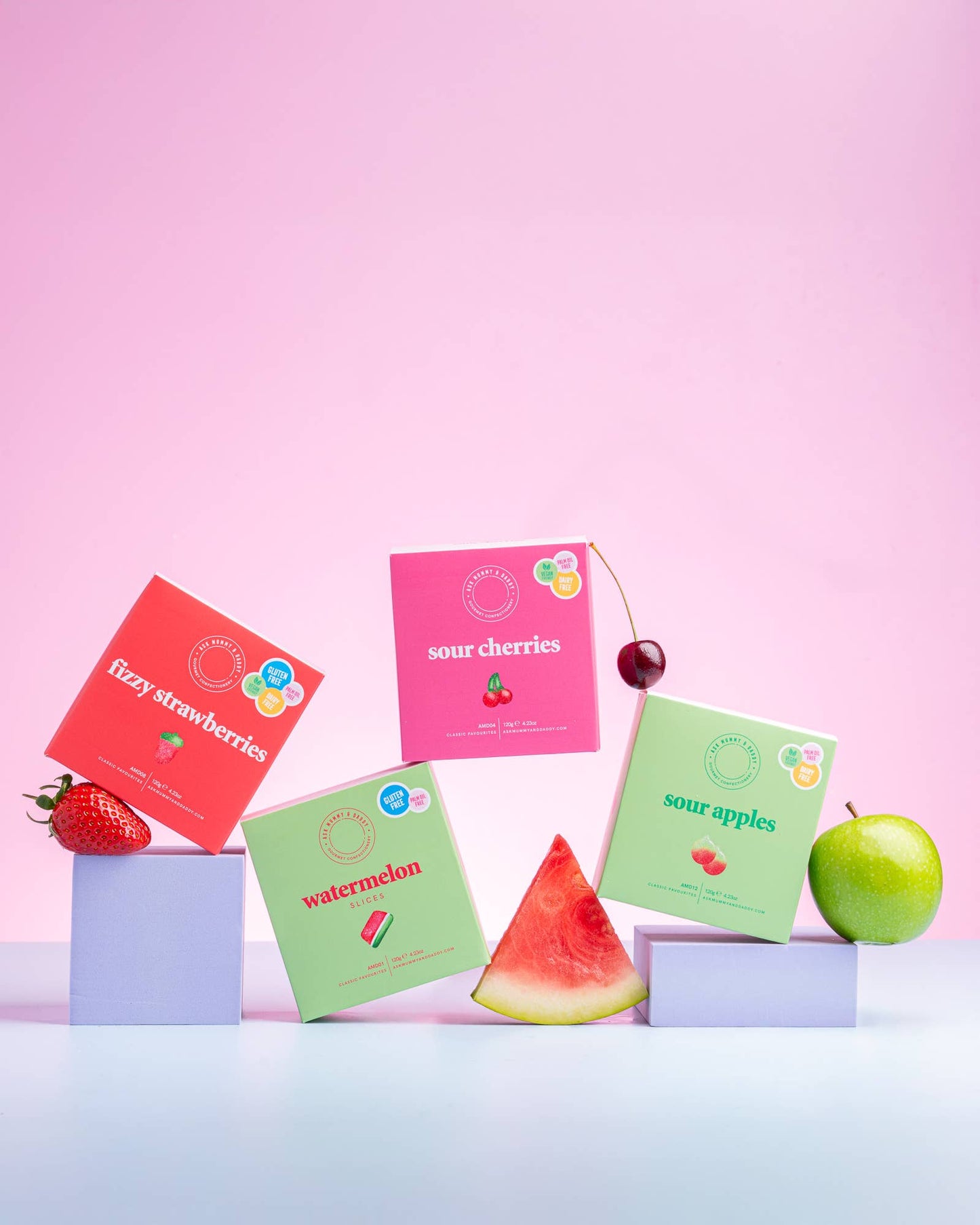 Fizzy Strawberries Sweets Box