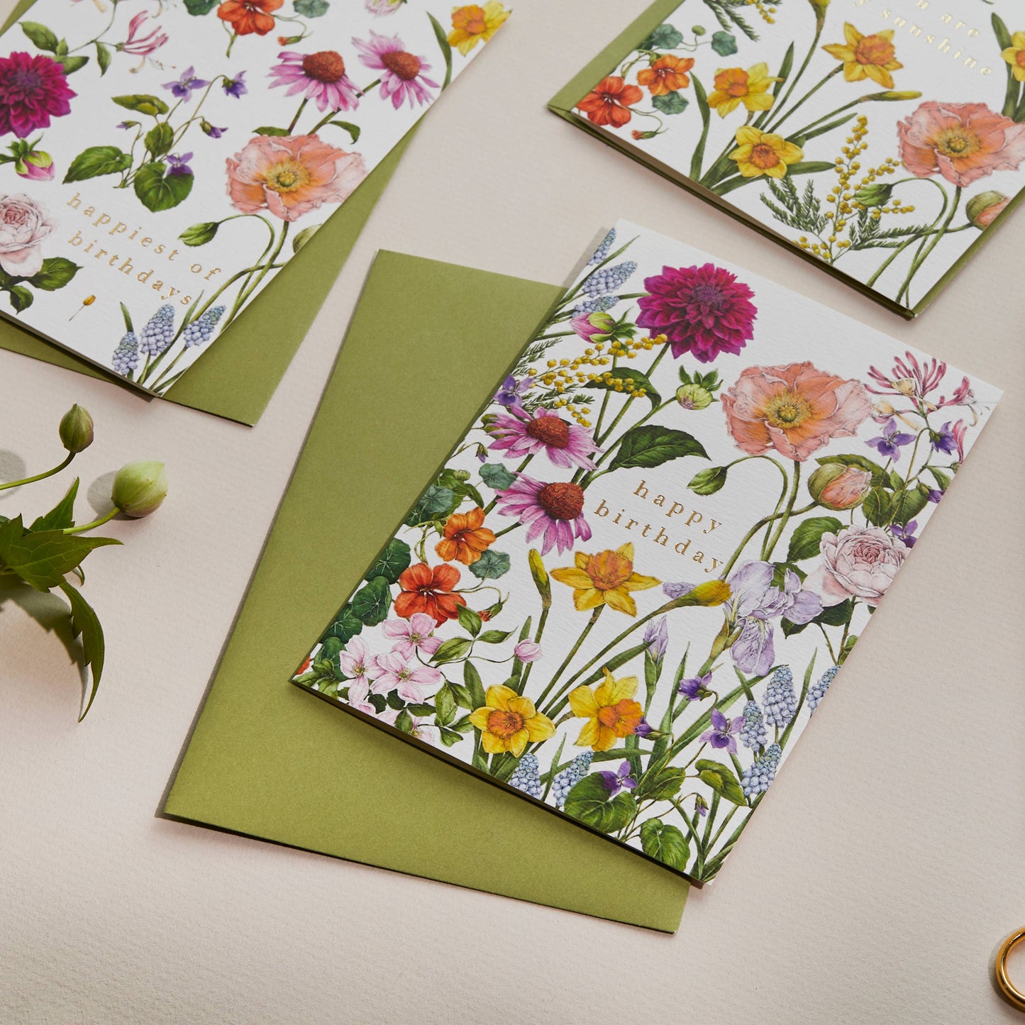 Bountiful Blooms - Happy Birthday - Card