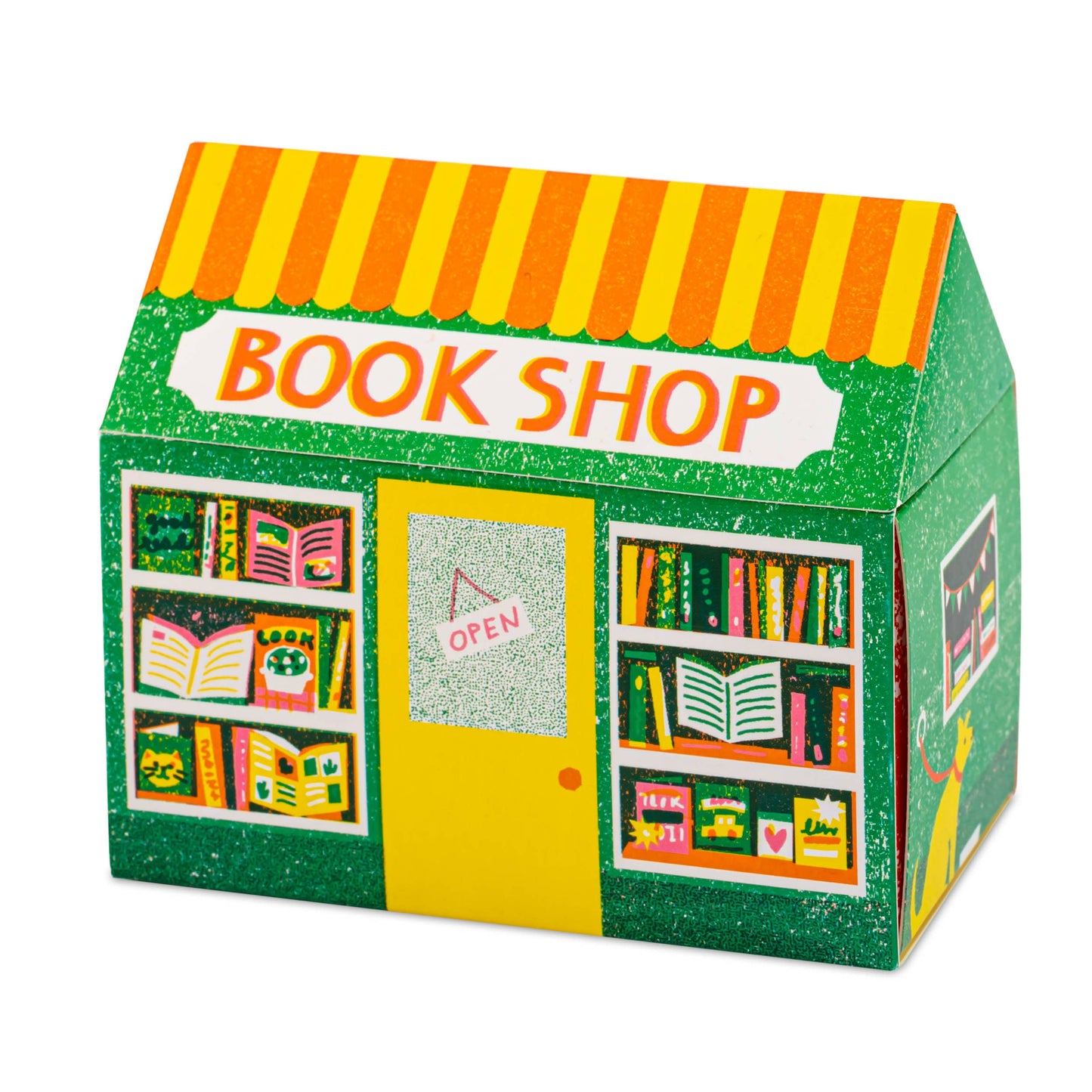 The Bookshop House Shaped Matchbox