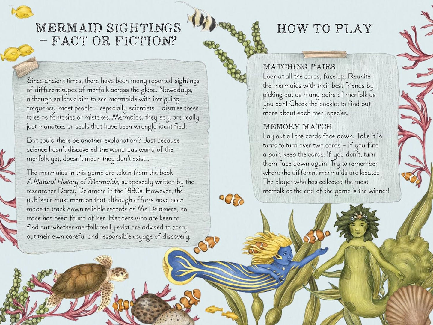 Match the Mermaids Memory Game
