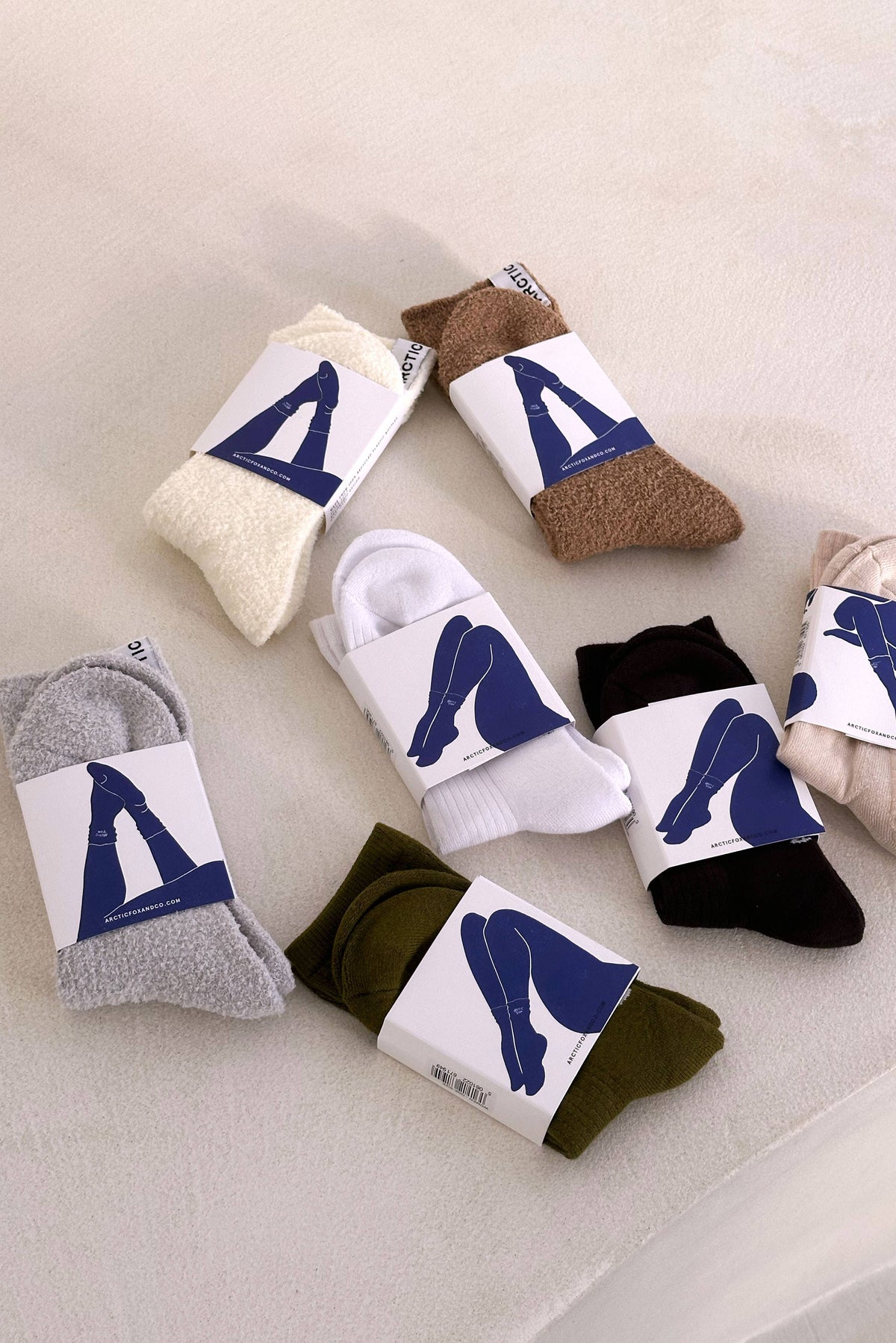 Wax Paper Cosy Socks - Made from 100% Recycled Plastic Bottles - AW26
