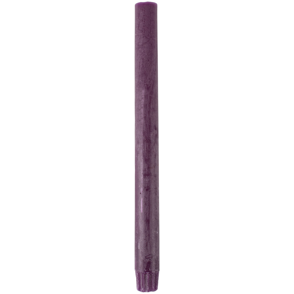 Amethyst Purple Rustic Dinner Candle