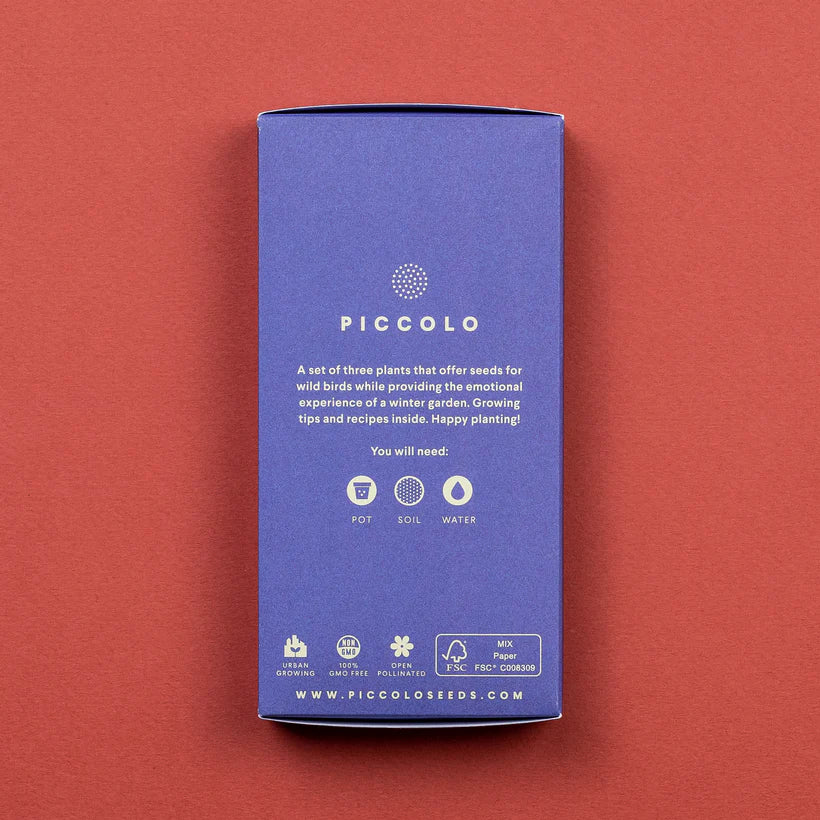 Piccolo Seeds Gift Box - Birds Feeding Herbs