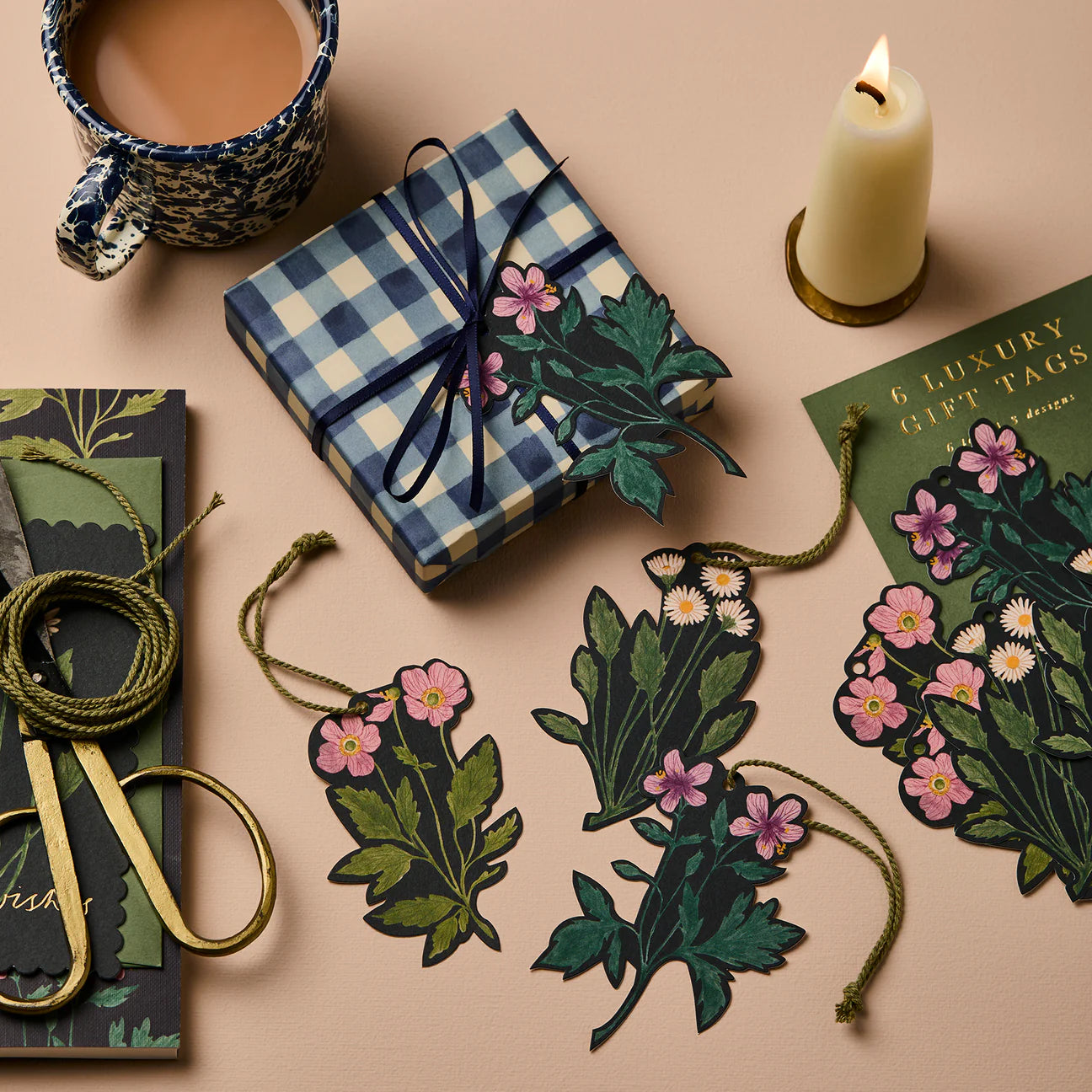 Botanical Gift Tags, Pack of 6