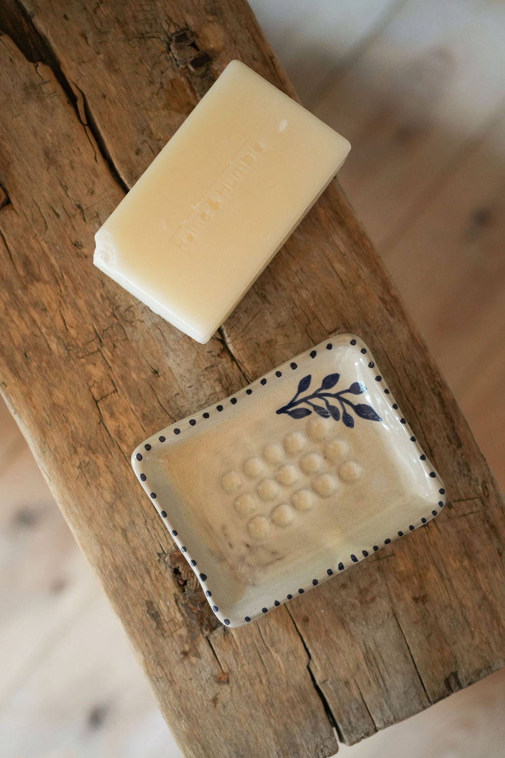 Hand Painted Botanical Soap Dish