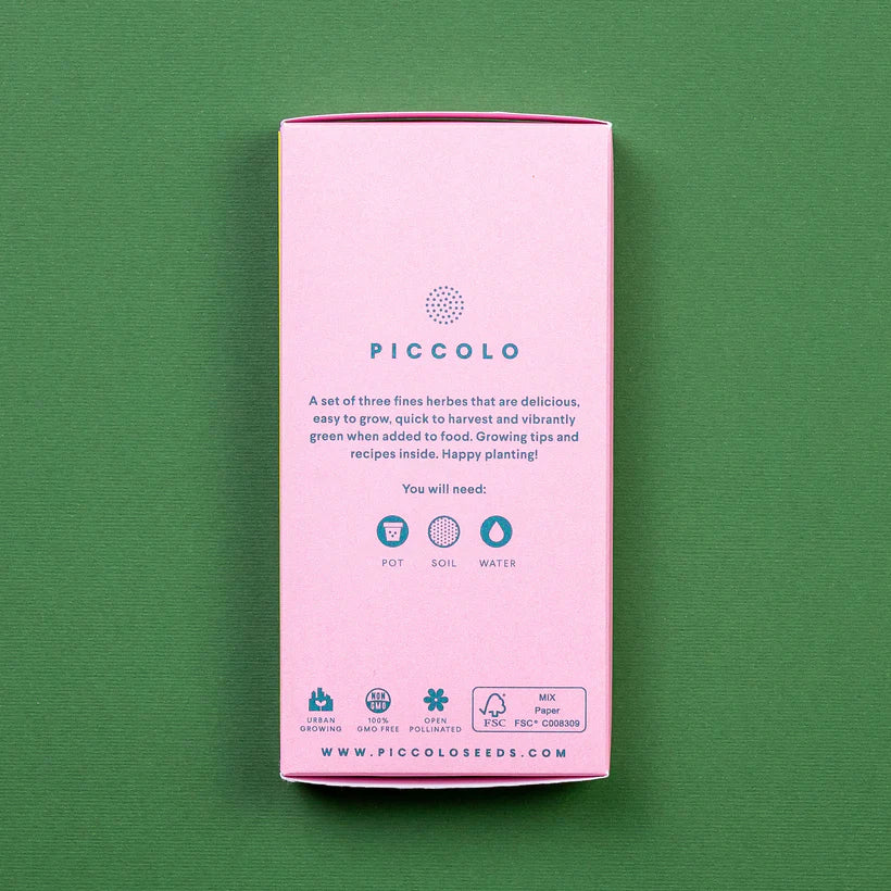 Piccolo Seeds Gift Box - Kitchen Herbs