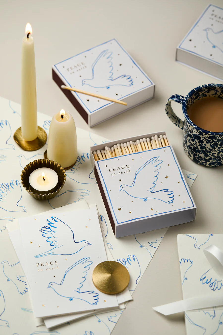 Archivist Artisan Safety Matches - Peace Dove