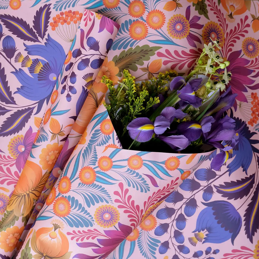 Petrykivka Folk Art Gift Wrap