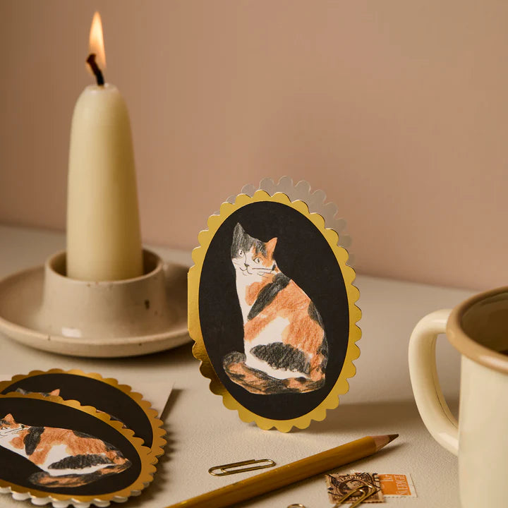 Calico Cat Mini Card