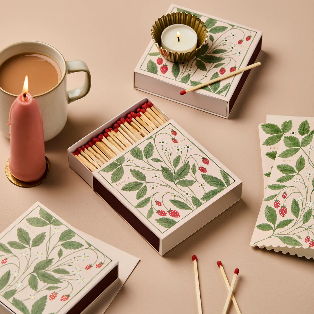 Archivist Artisan Safety Matches - Strawberry