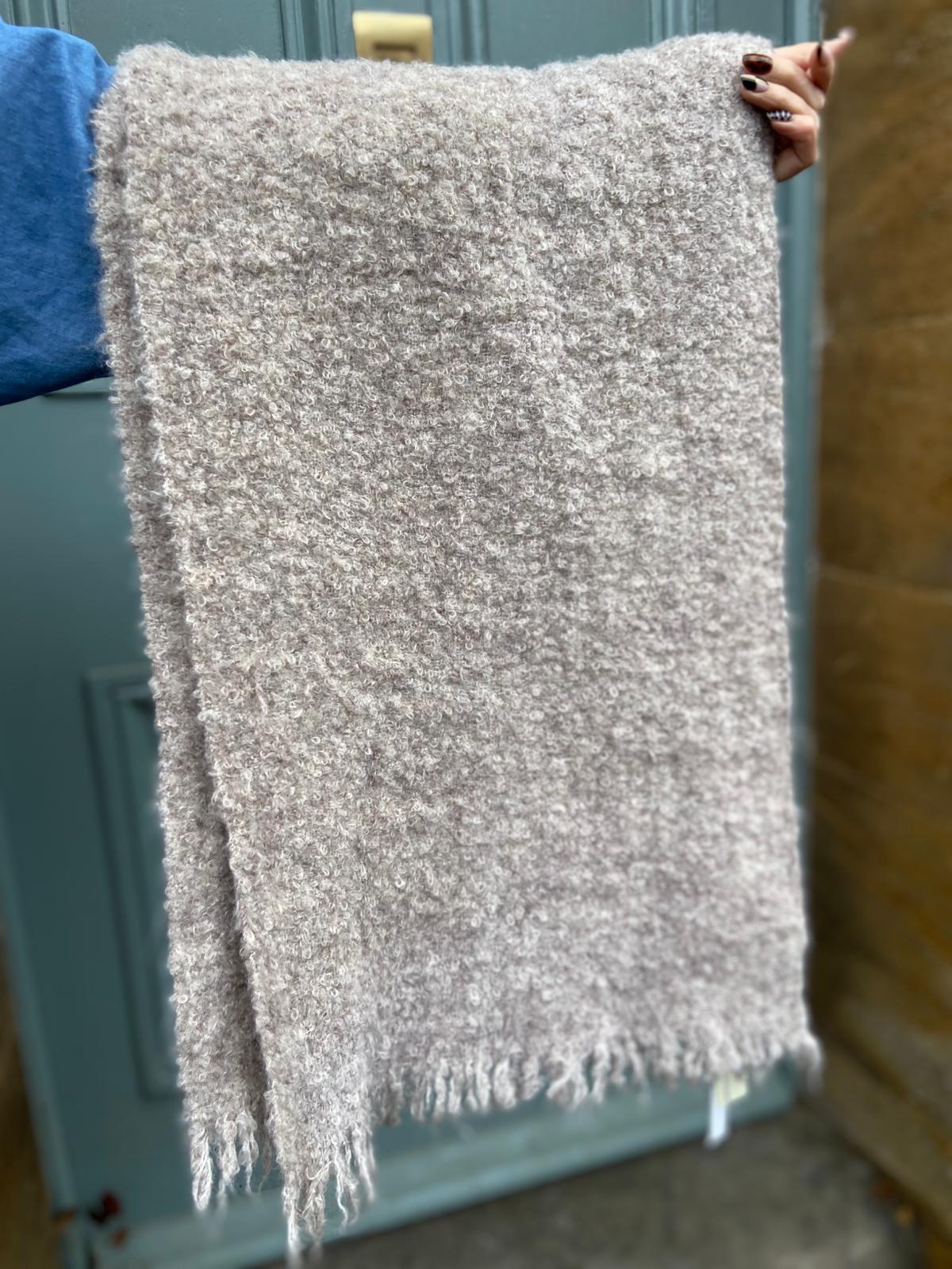 Teddy Super Soft Cosy Scarf, Cream