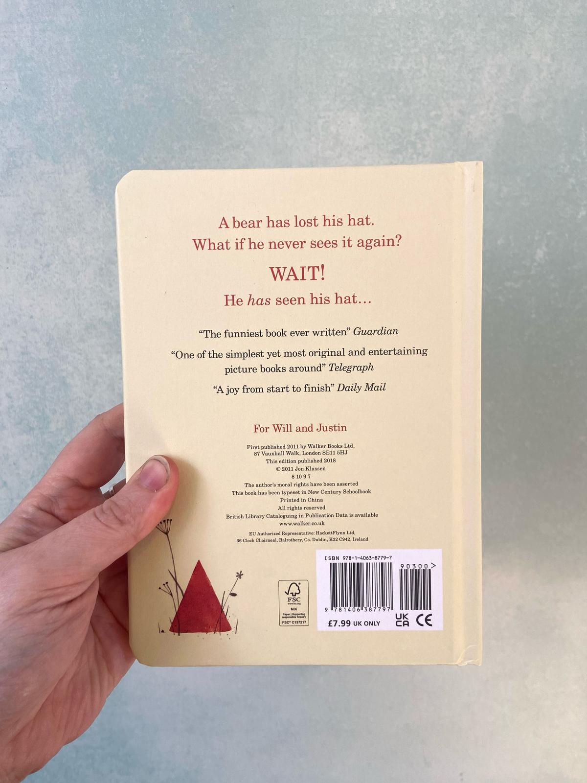I Want My Hat Back Board Book by Jon Klassen