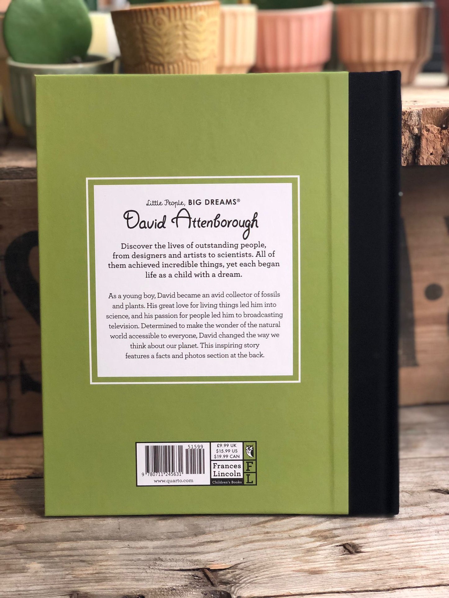 David Attenborough Little People Big Dreams Book