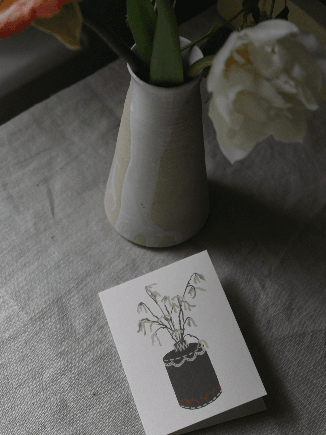 Catkins Mini Art Card