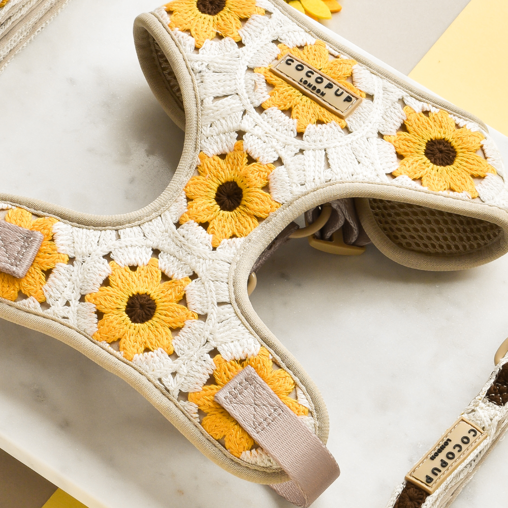Sunflower Patch Adjustable Neck Harness