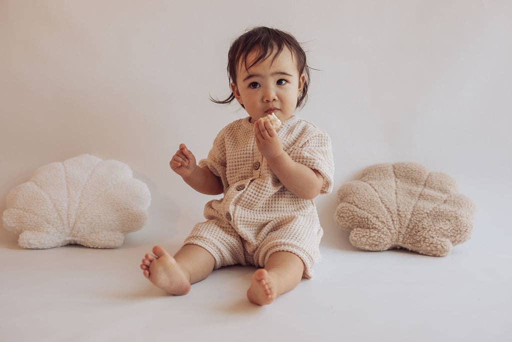 Waffle Knit Loose Fit Romper Newborn - 3Years