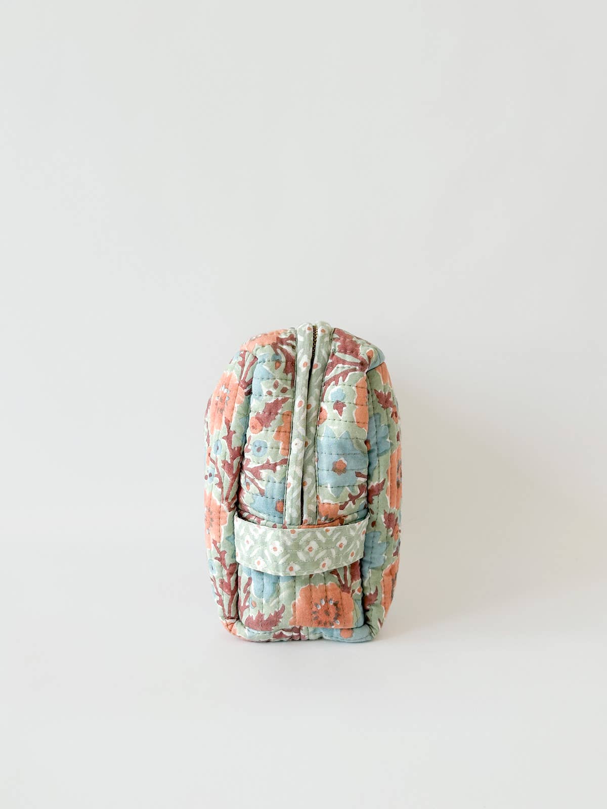 Large Floribunda Washbag, Duck Egg