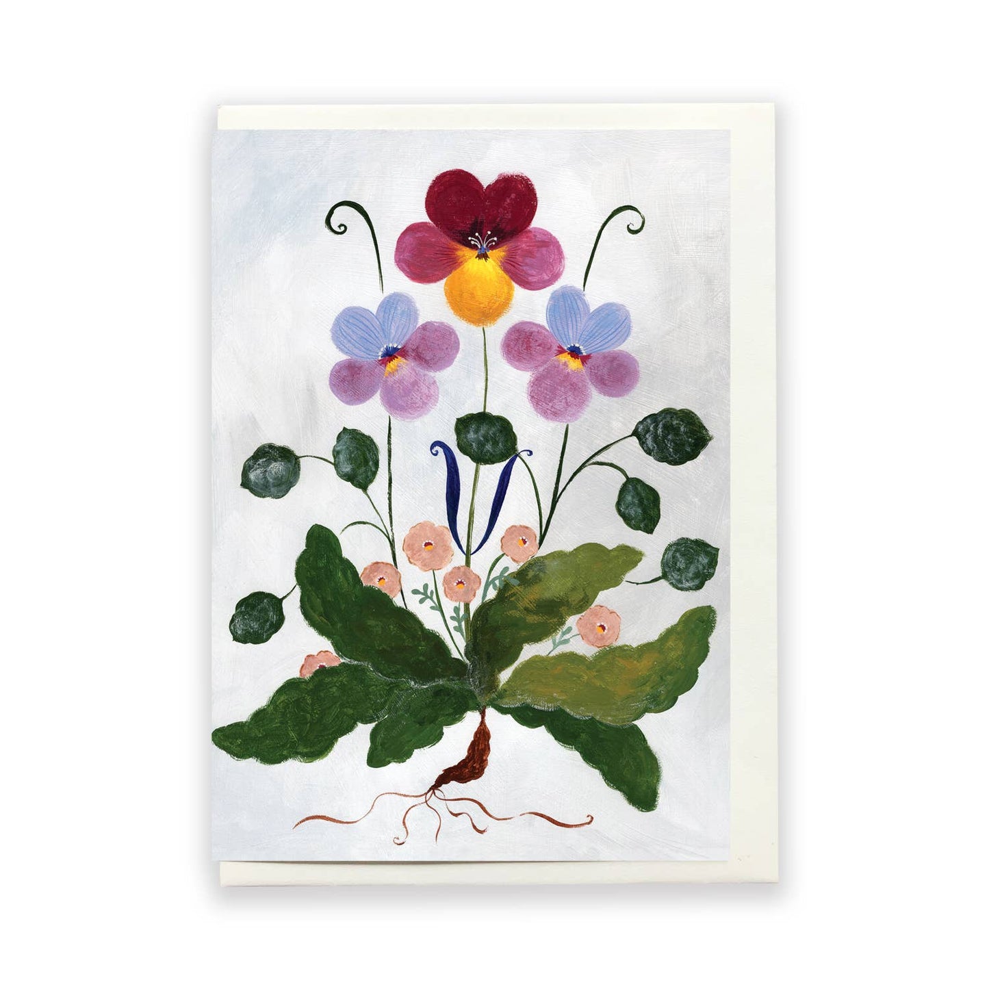 Purple Wildflowers card