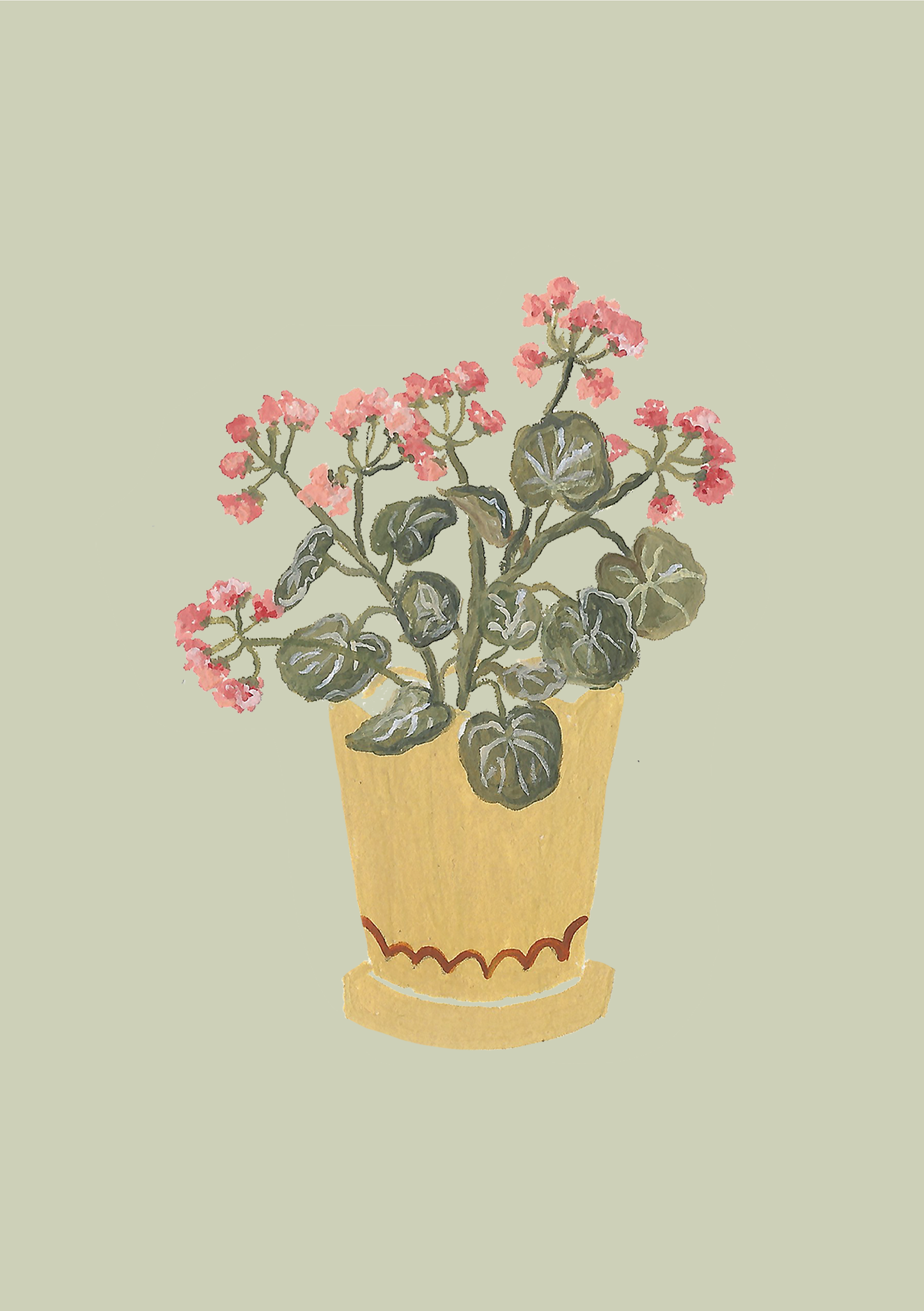 Geraniums - A5 Print