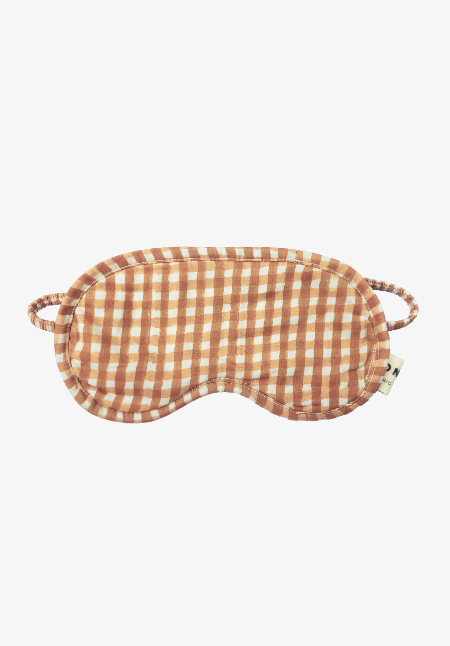 Organic Cotton Eye Mask in Toffee