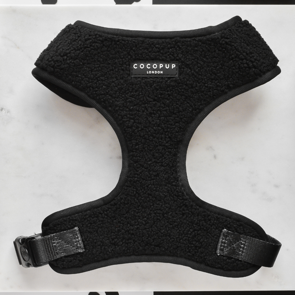Teddy Adjustable Neck Harness in Black
