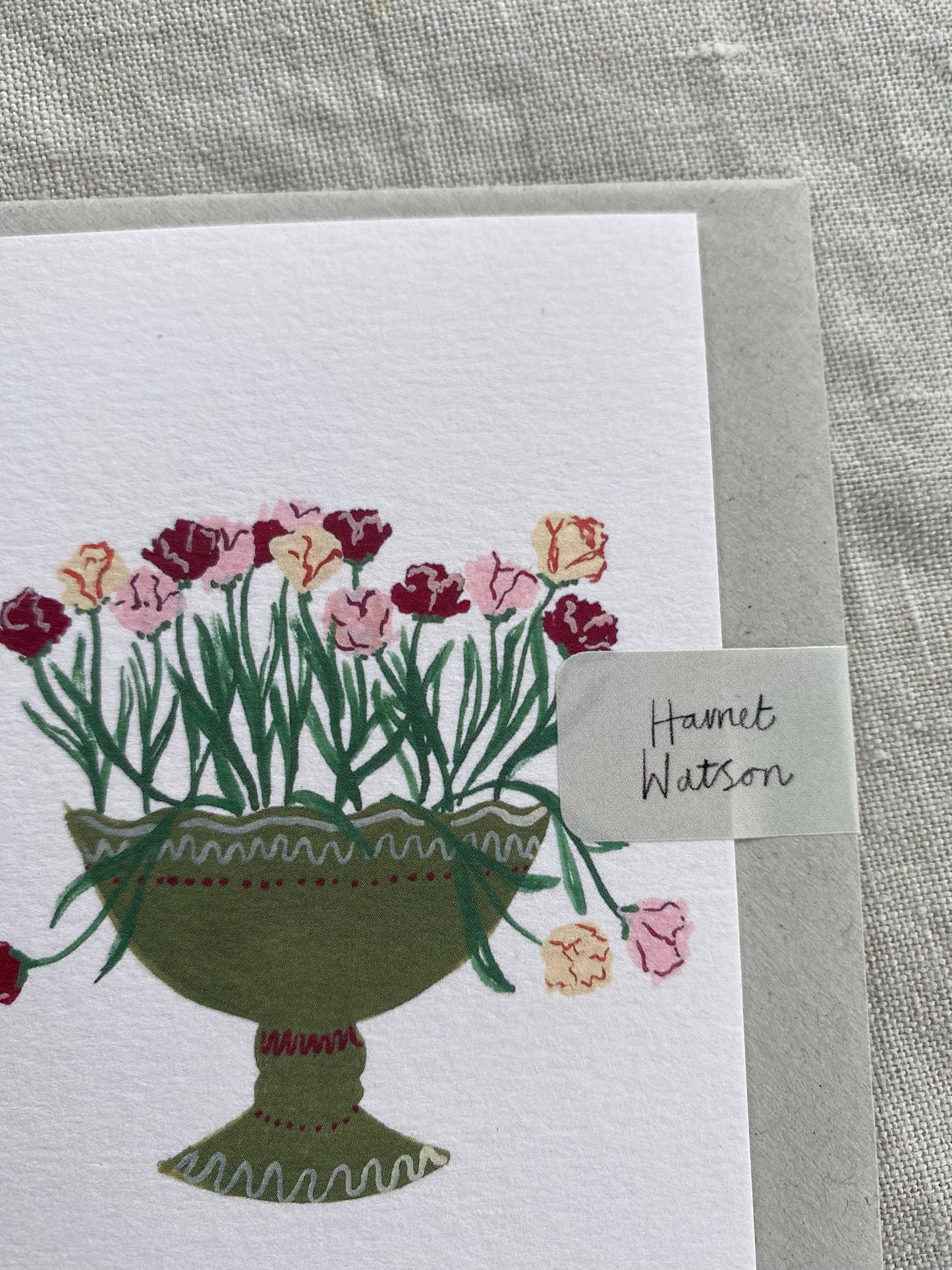 Parrot Tulips Mini Art Card