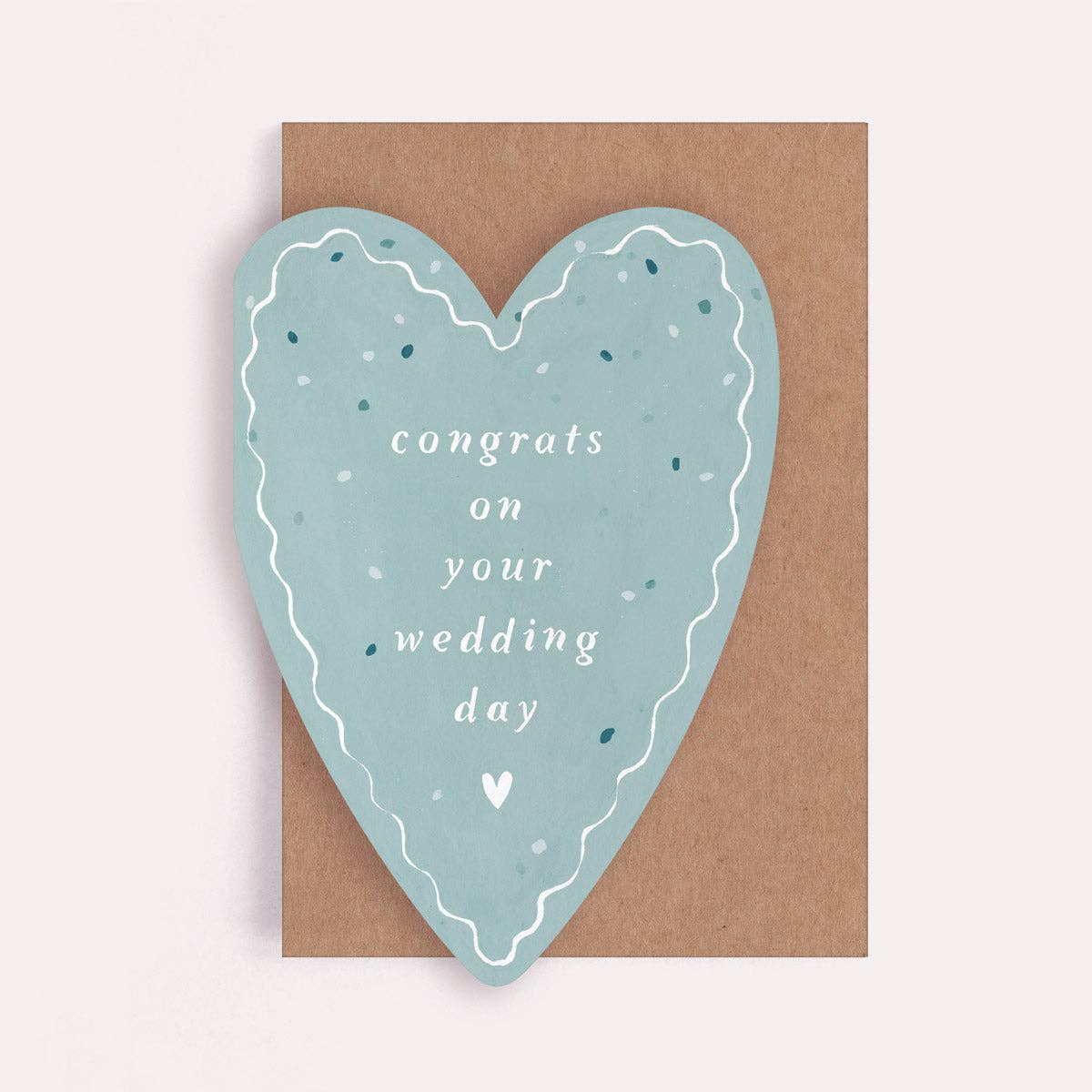 Heart Congrats Wedding Card | Wedding Greeting Cards