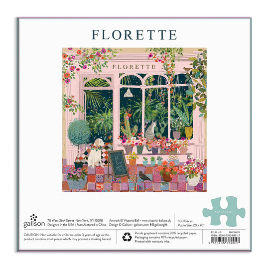 Florette 500 Piece Flower Shop Jigsaw Puzzle