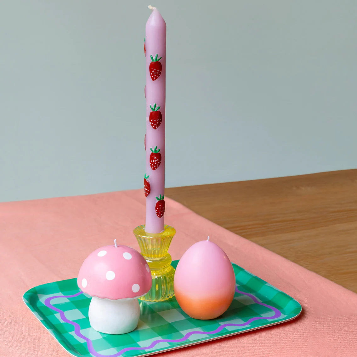 Fruity Dinner Candles Strawberry