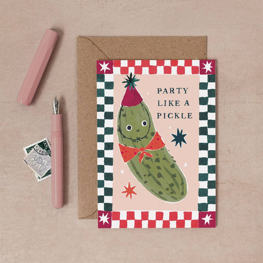 Party Like A Pickle Card | Funny Kids Birthday Cards