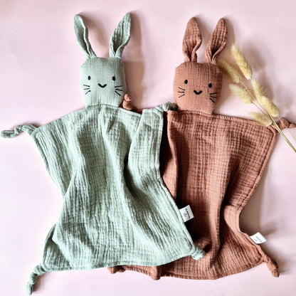 Terracotta Baby Comforter Cuddle Bunny Rabbit Toy