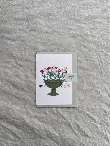 Parrot Tulips Mini Art Card