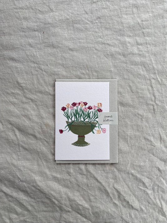 Parrot Tulips Mini Art Card