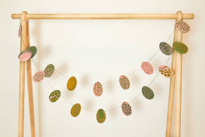 Pink Eggs Sewn Garland