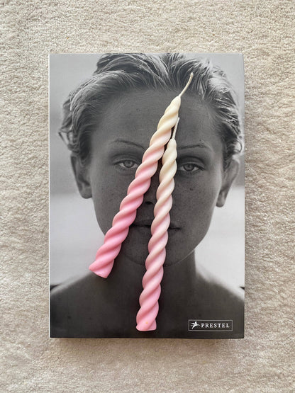 Strawberry Whip Ombre Twirl Candle sticks Set. Vegan, soy