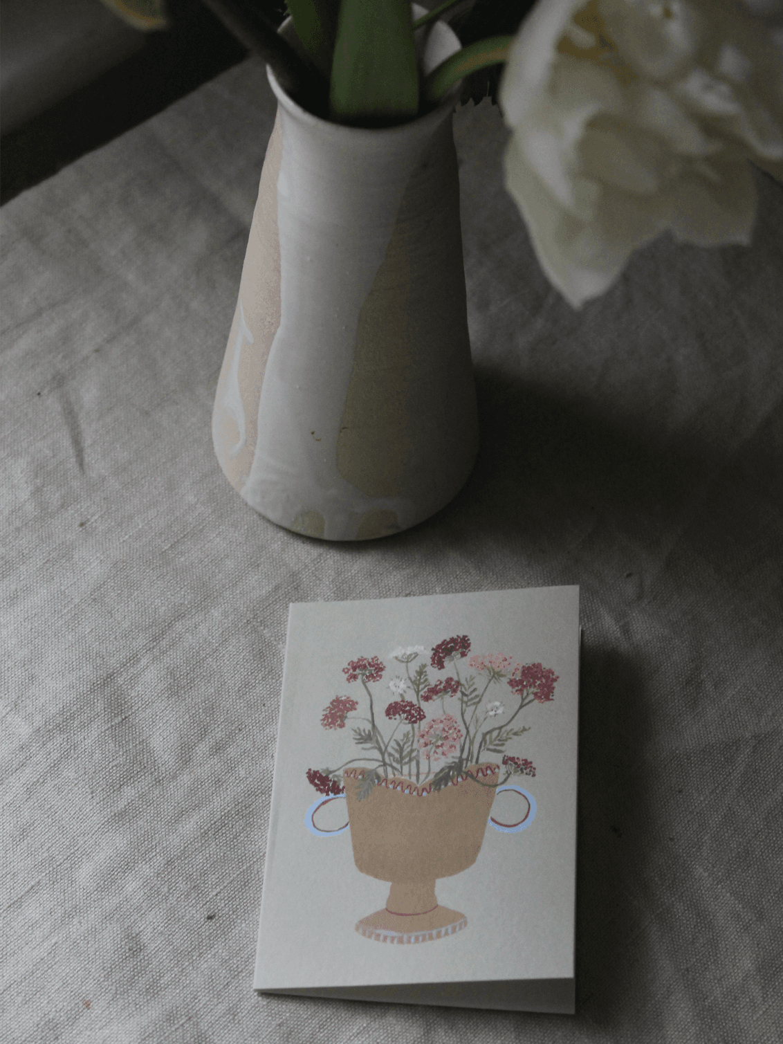Queen Ann's Lace Mini Art Card