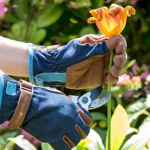 Gardening Gloves - Denim Blue Love The Glove