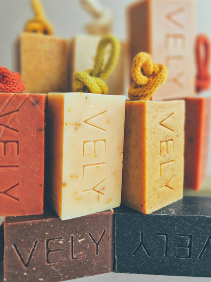 Orange Kiss Natural Handmade Soap On A Rope