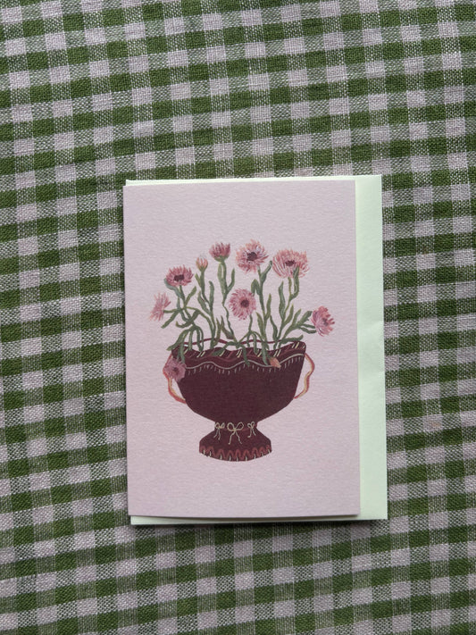 Calendula Strawberry Blonde Mini Art Card